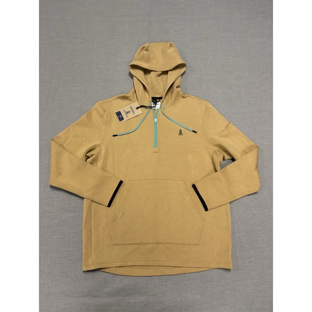 NEW Chubbies The Sandscape Wave Hoodie Men's Size Small Quarter Zip NWT $85